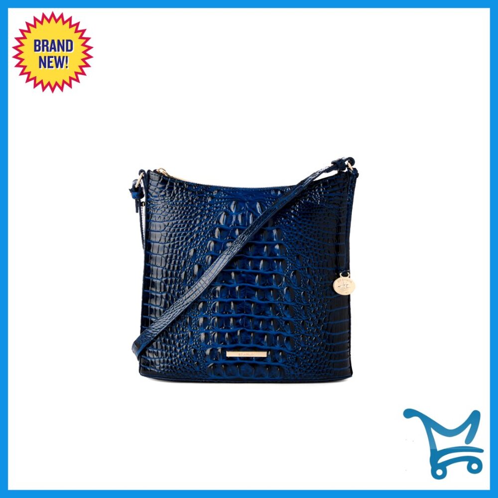 Zip-Top Crossbody Bag With Adjustable Strap And Interior Pockets